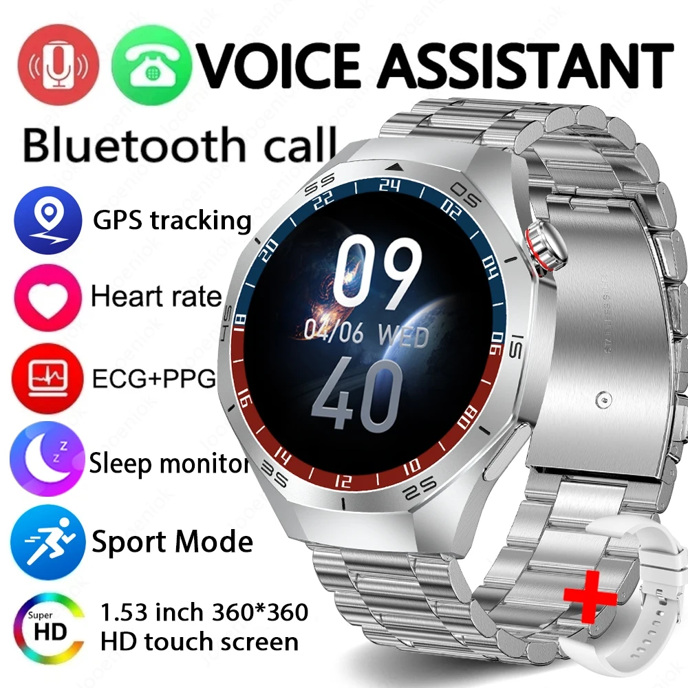 Reloj Inteligente (yingang) Watch 5 Pro Con Gps, Nfc, Monitorización De La Salud Y Llamadas Bluetooth.