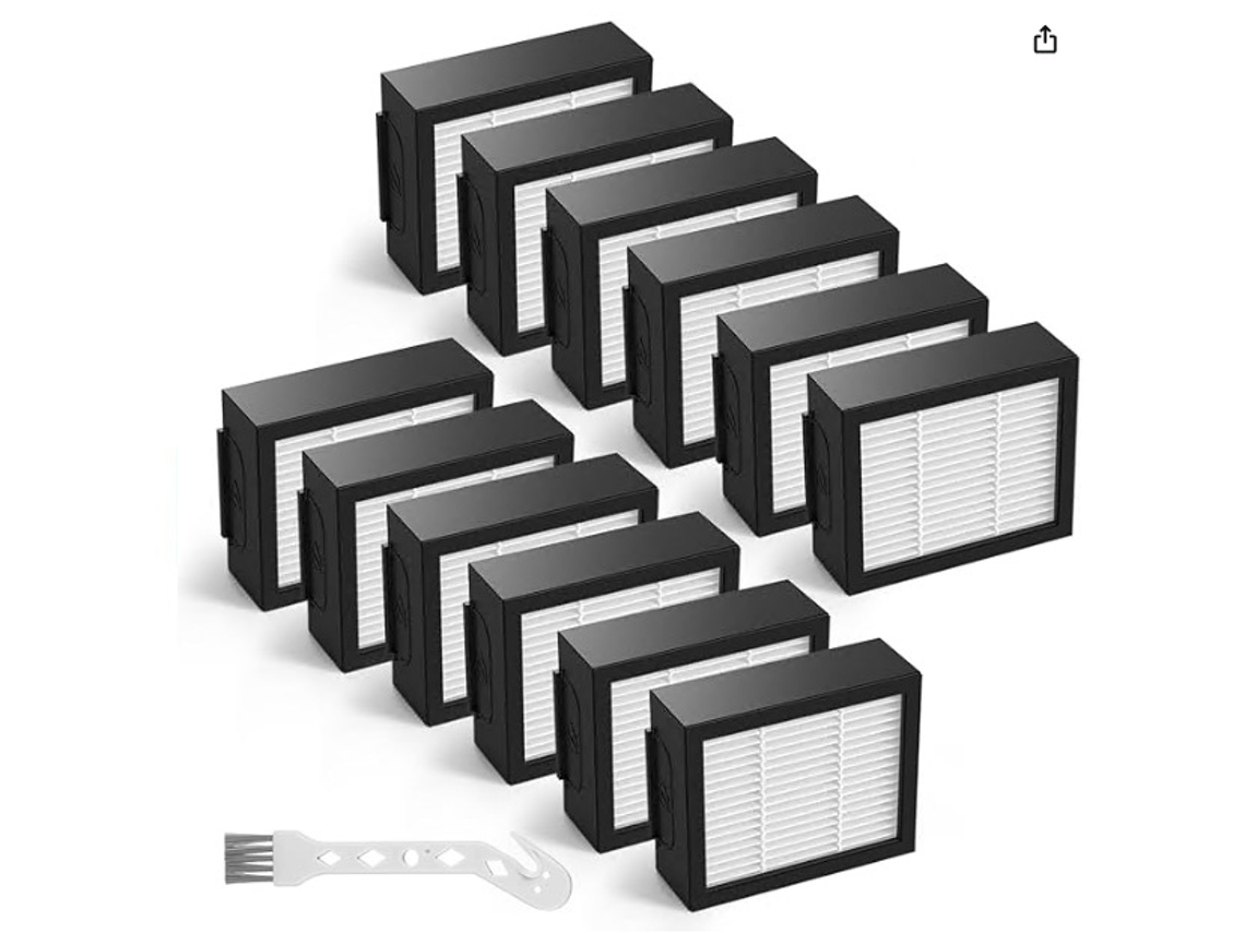 YUYSAN accesorios adecuados para iRobot J7 máquina barredora robot accesorios filtro HEPA 12 piezas
