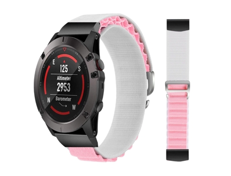 Correa Loop Alpine para Amazfit T-Rex Blanco y Rosa