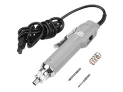 Destornillador eléctrico de mano de 4 mm con mango recto: herramienta práctica con protección contra sobrecarga.