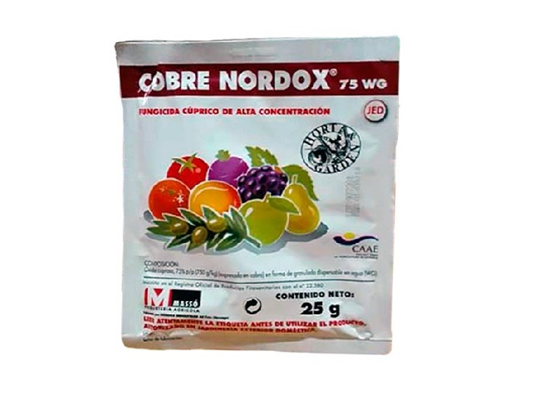 MASSÓ Fungicida de Cobre Nordox 75 Wg 25 Gr Jed