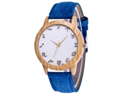 Reloj De Pulsera Unisex Zodiac Jean Con Correa De Cuarzo, Azul, Zhoulianfa