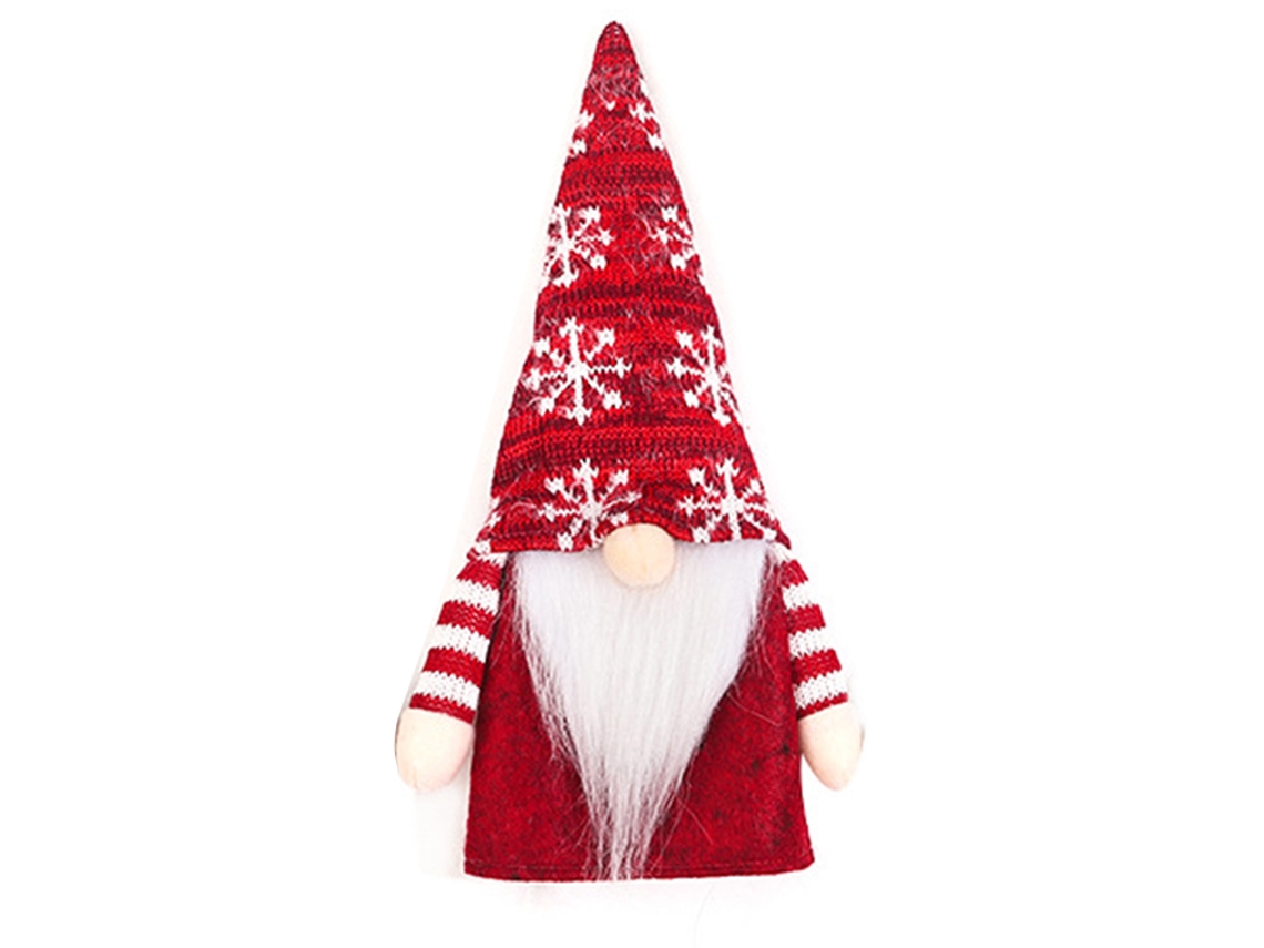 Funda para botella de vino con forma de muñeca sin rostro, decoración navideña protectora