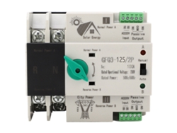 Veloriskku-interruptor De Transferência Automática De Dupla Potência 2p 100a Ac230v 50/60hz Para Pv E Rede Elétrica
