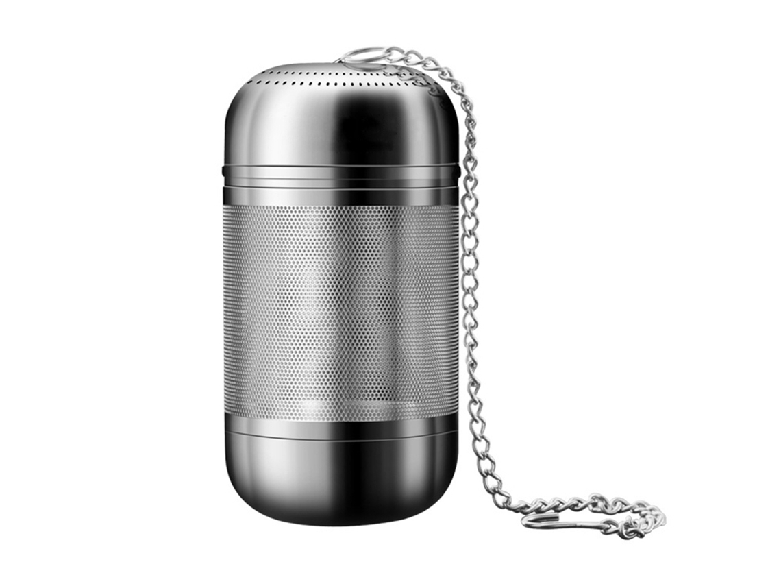Filtro De Especias De Acero Inoxidable Con Malla Fina Y Gancho De Cadena Larga Para Uso En Té Y Cocina.