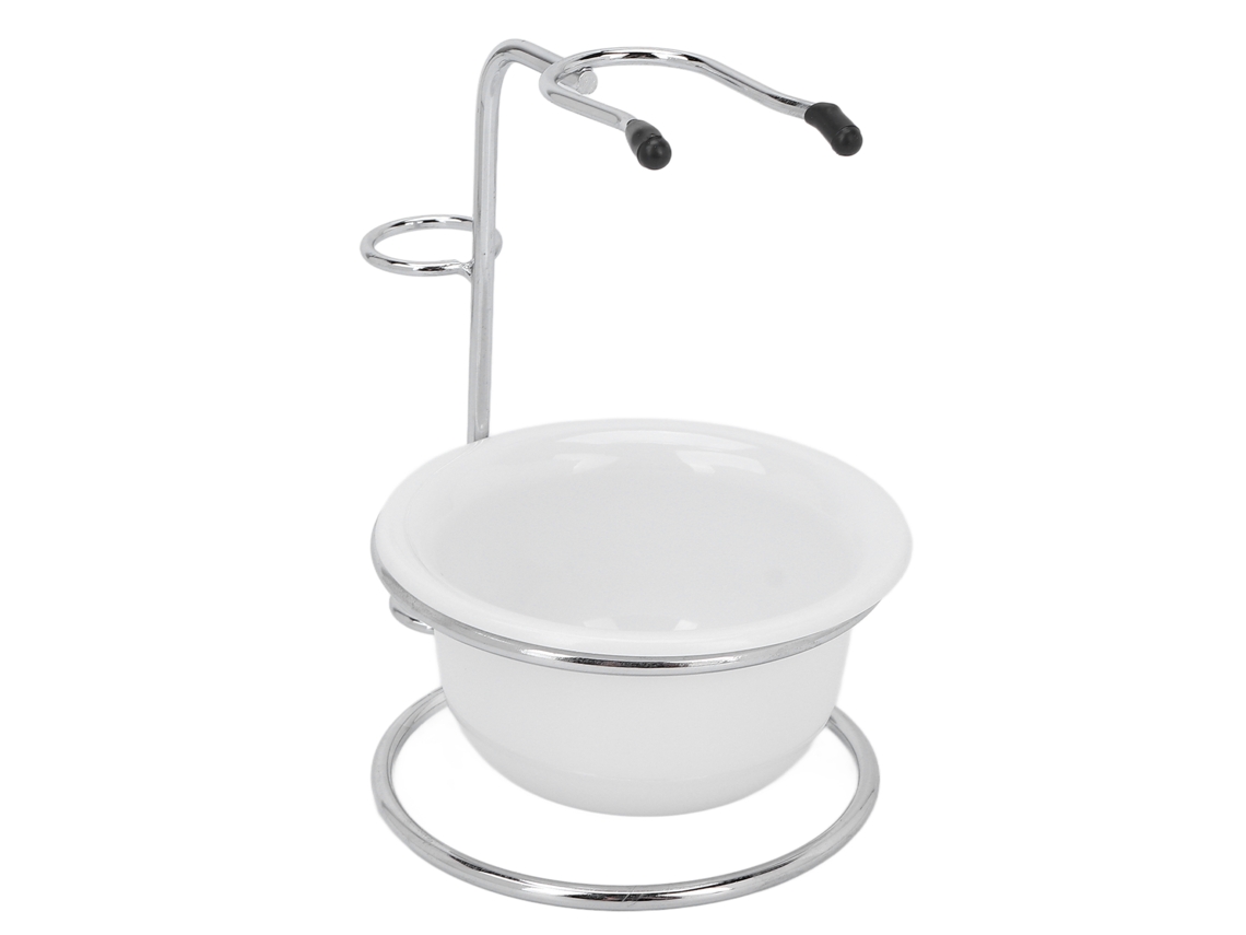 Set De Cuenco De Afeitar Profesional Con Soporte, Cuchilla, Cepillo Y Base De Seguridad Para Hombres