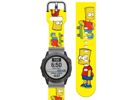 Correa Silicona Líquida para Garmin fenix 5X Amarillo