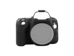 Funda protectora de silicona suave para Canon Eos 200d / Eos 200d Mark II negra Zruxe