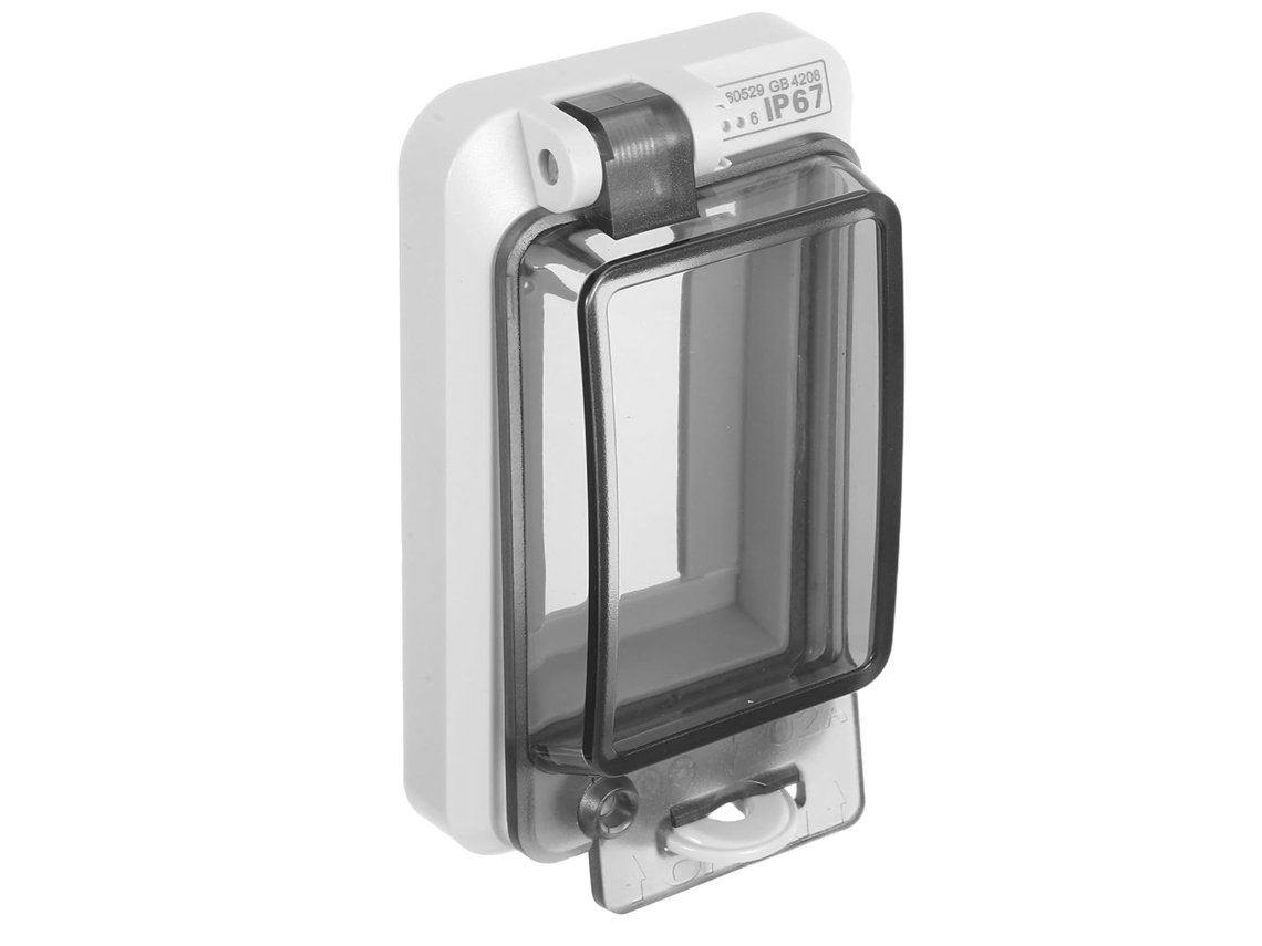 Caja Eléctrica De Plástico Impermeable Para Exteriores Con Protección Contra Manipulaciones Y Acceso Restringido.