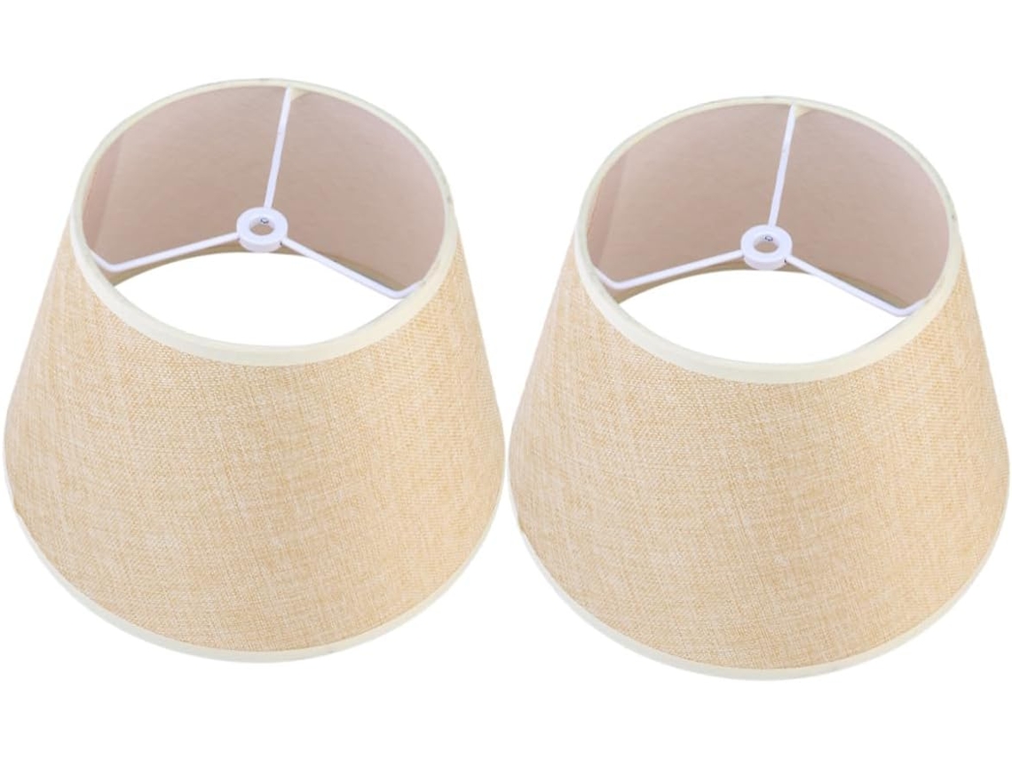 Lámpara de mesa de lino resistente para sala de estar. SFUSHOS
