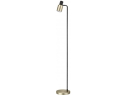 Lámpara de Pie AJP ILUMINACIÓN Maena (Negro - Metal - 143x23 cm)