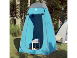Tienda de campaña desplegable impermeable azul para mayor privacidad