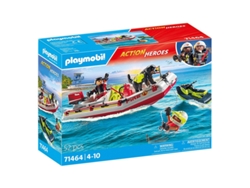 Barco de Bomberos con Moto Acuática PLAYMOBIL