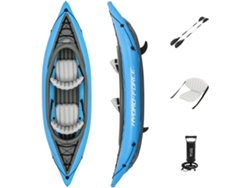 Kayak Hinchable BESTWAY Hydro-Force Doble Cove Champion 331x88X45 cm Con 2 Remos y Bomba de Mano