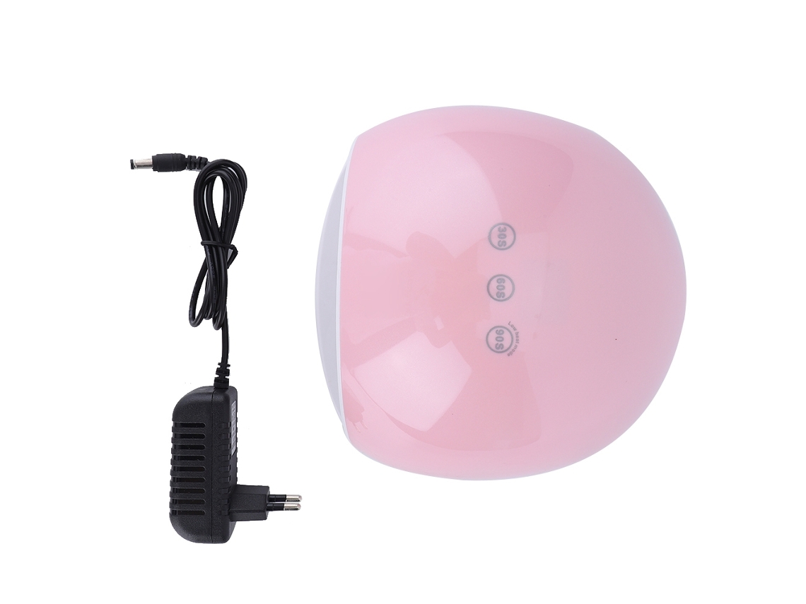 Lámpara De Uñas Uv Led Potente 75w Secado Rápido Sensor Inteligente Esmaltado De Uñas Rosa