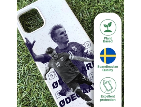 Funda Móvil Oficial Norges Fotballforbund Compostable Base para iPhone 14 Pro Max PHONECASES3D Blanco