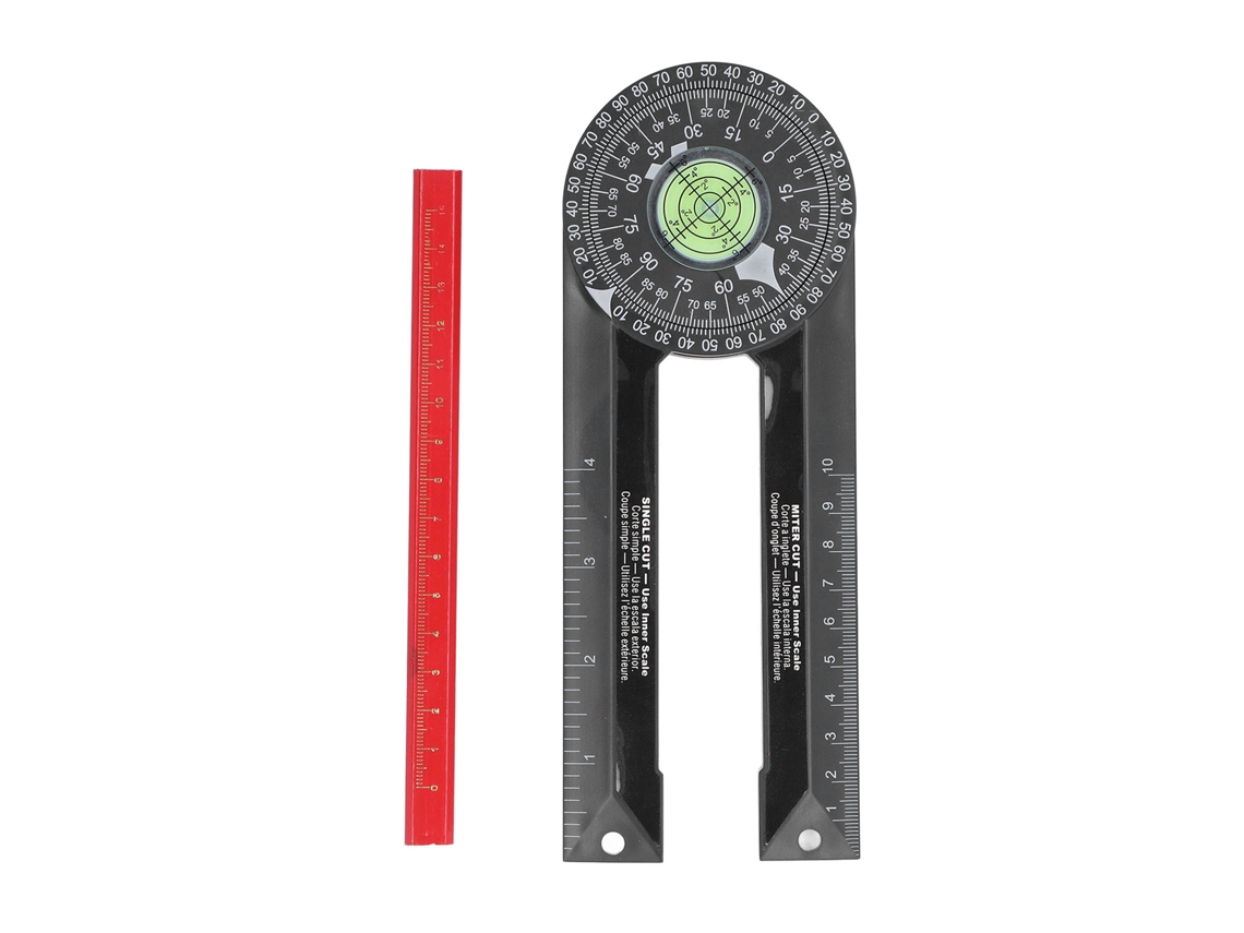 Protector Angular Para Sierra Ingletadora Con Láser - Herramienta De Medición Para Carpinteros Y Constructores.