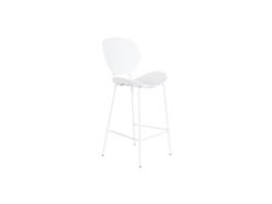 Taburete Pp Metal Blanco 50x51x104cm