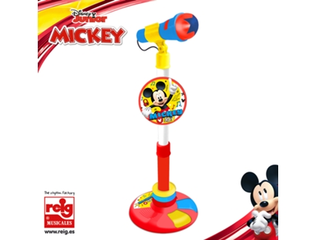 Juguete Musical REIG Micrófono Mickey con Amplificador (Edad Mínima: 3 Años)