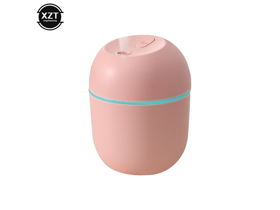 Humidificador portátil Mdugmini de 220 ml, Bring Leaders, luz nocturna y difusor ambiental.