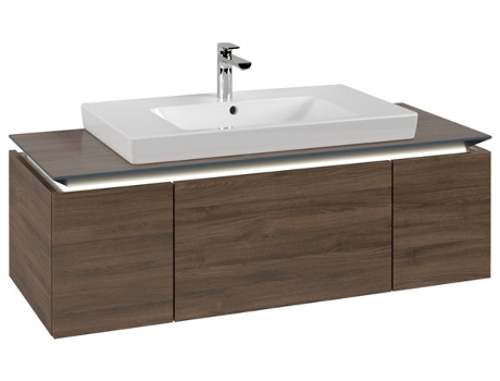 Villeroy &amp Boch Legato Vanity unit B696 1200x380x500mm céntrico con iluminación LED