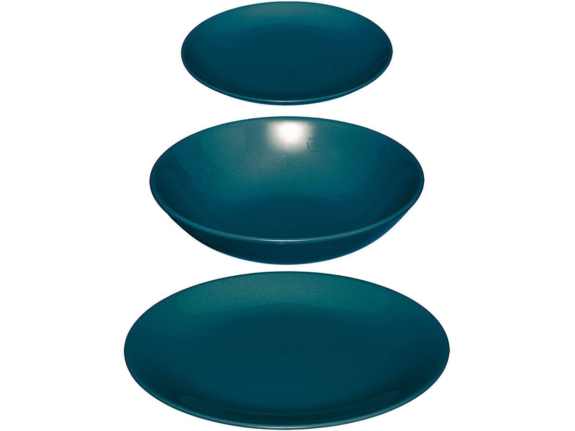 Platos 5 FIVE 18 Piezas Azules