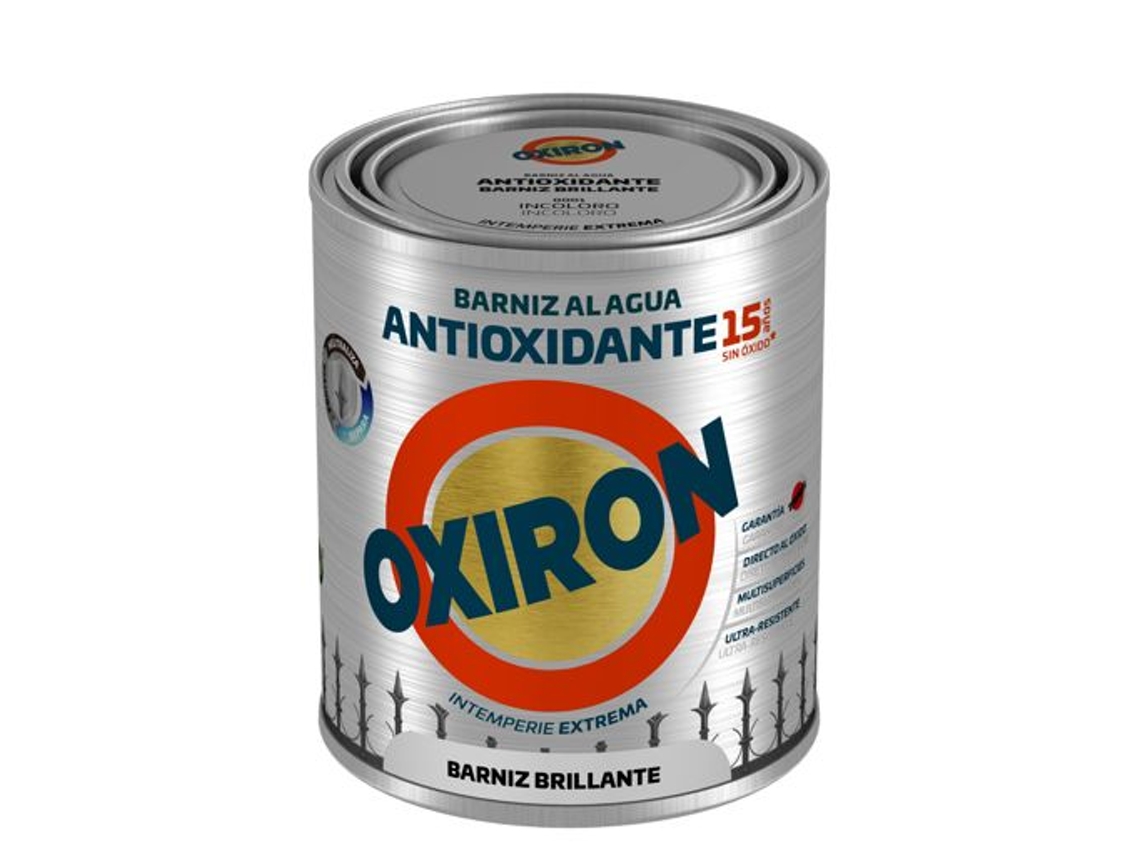 OXIRON Al Agua Barniz Antioxido Brillo 750 ml.