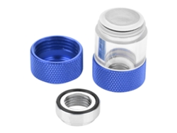 Filtro De Refrigeración Por Agua G1/4 Con Doble Rosca Interior Tubo Duro Metal Azul Zafiro