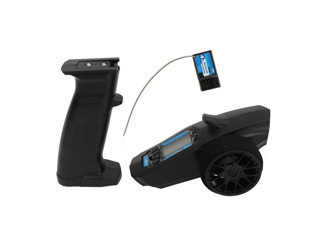 Controlador Remoto Y Receptor Rc De 2,4 G Y 4 Canales Con Pantalla Lcd, Controlador De Coche Rc Con Transmisor De Radio A Prueba De Agua Para Coche R