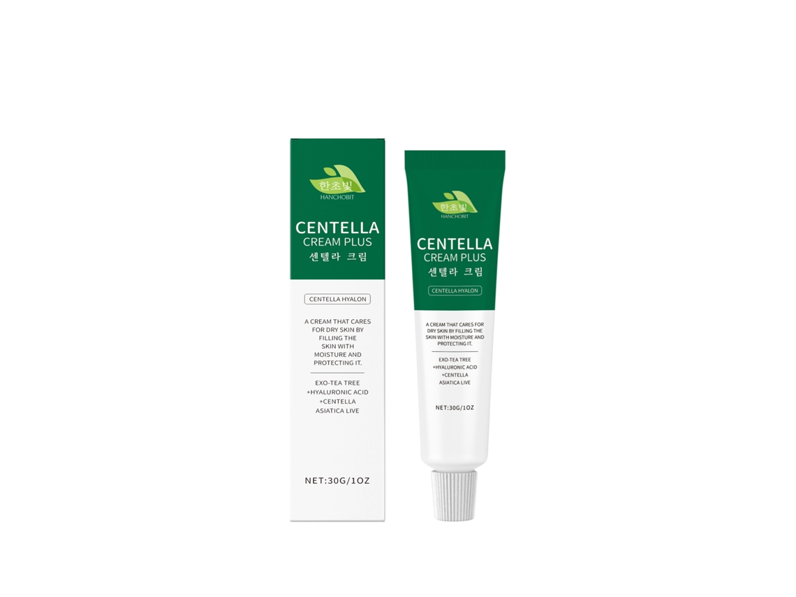 Crema hidratante facial calmante con alta hidratación.