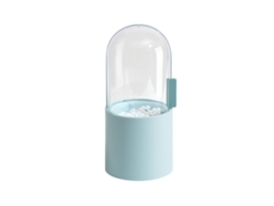 2026-caja Organizadora De Pinceles De Maquillaje Con Perlas, Tapa Deslizante Impermeable, Para Baño Y Tocador (azul)