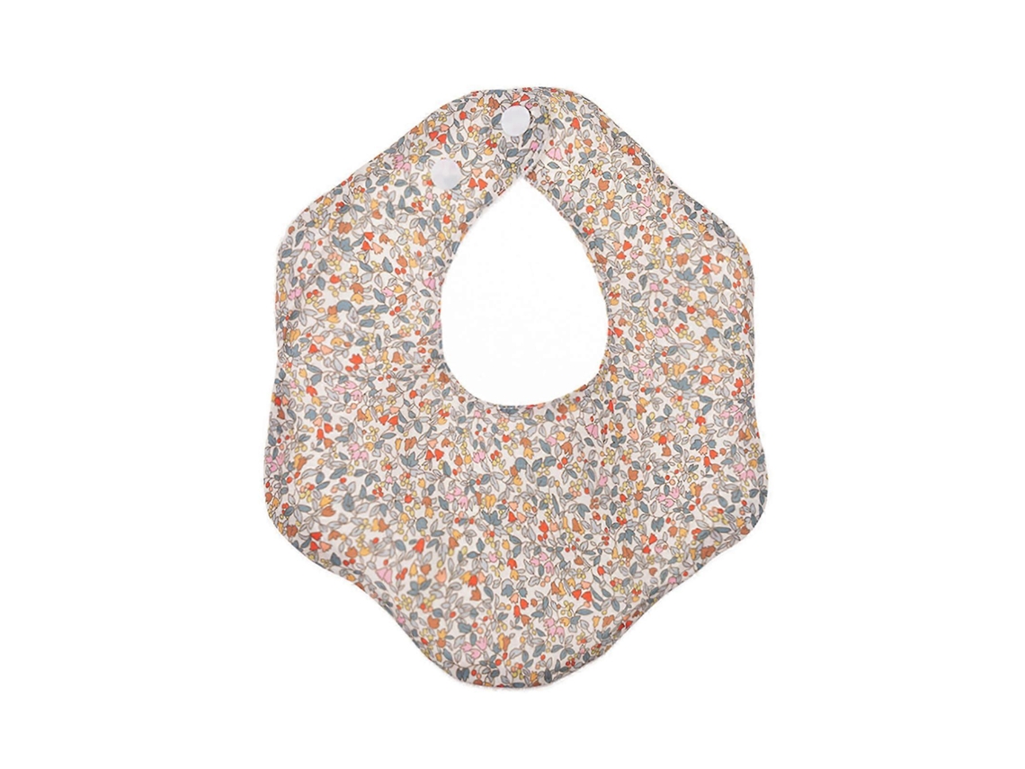 Práctico babero para bebé, pañuelo pequeño con estampado de flores, babero suave y transpirable para recién nacidos, paño para eructar.