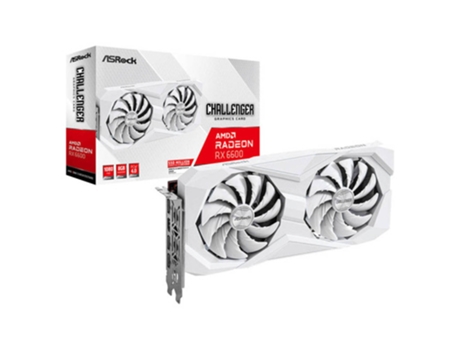 Vga ASROCK Rx6600 Clw 8G White Amd Rx6600 8Gb Gddr6 128Bit Hdmi3Dp 2 Ventiladores