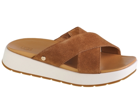 Zuecos Mujer UGG (36 - Cuero de Gamuza - Marrón)