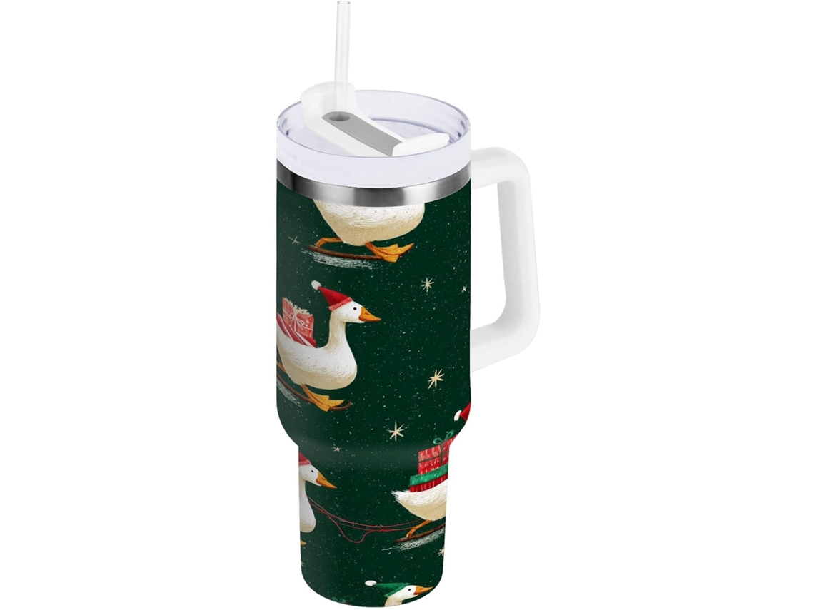 Navidad Vaso Botella Taza Acero Inoxidable - Vaso Térmico Portátil