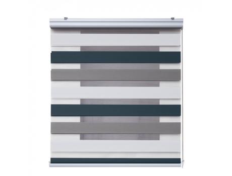 Estor Noche y Día Plus com Acabados de Aluminio STORESDECO (250 x 180 cm - Multicolor)