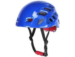 Casco de seguridad azul para deportes al aire libre