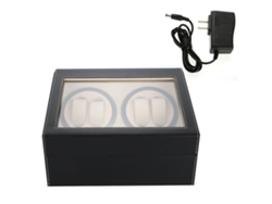 Caja automática para 4 relojes, 6 compartimentos, motor silencioso