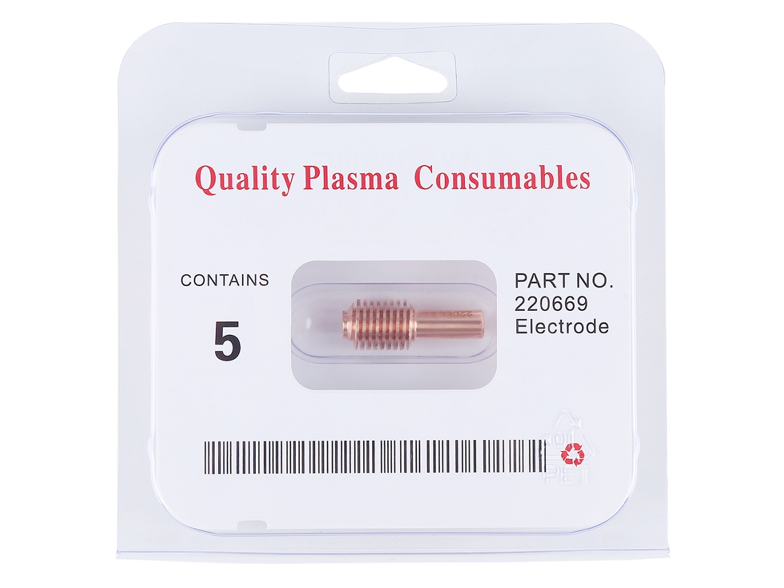 5 Electrodos Consumibles Para Cortadora De Plasma 220669 Para Máquina De Corte Max45
