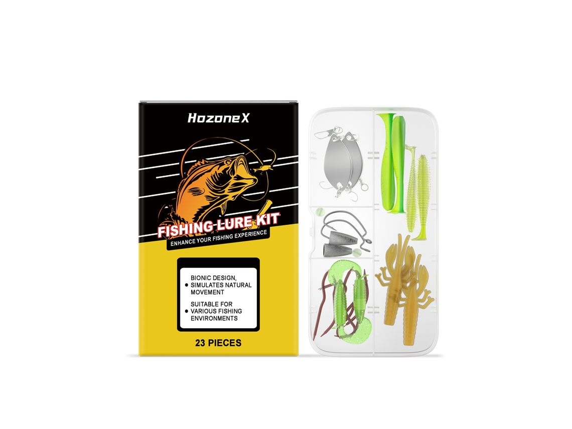 Kit de señuelos de pesca con eficiencia y calidad superior.