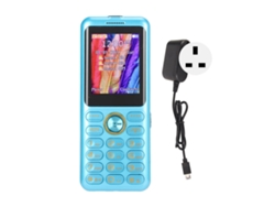 Teléfono Móvil Básico 2g Para Personas Mayores Con Botones Grandes, 3 Ranuras Sim, 3 Horas De Espera, Batería De 2500 Mah, Azul, Reino Unido