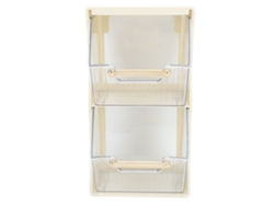 Caja de almacenamiento para bolsitas de té con compartimentos, amplia abertura, organizador para té blanco y café.