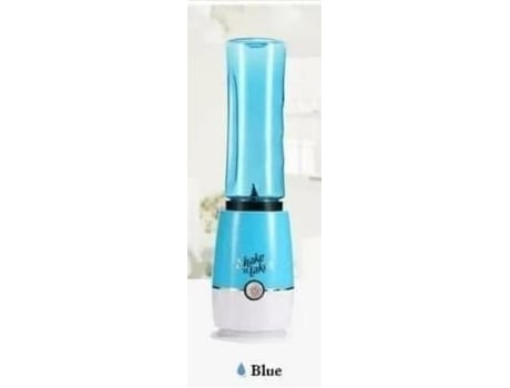 Mini Batidora con Botella 2 en 1 Azul
