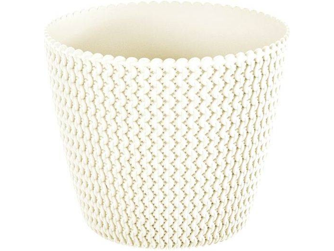 Maceta PROSPERPLAST Splofy (Beis - 21.8 x 21.8 x 18.4 cm)