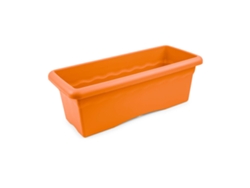 PLASTIKEN TERRA - Jardinera Rectangular, Medida 50 cm 14L Terracota