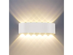 2026-lámpara De Pared Led 12w Ip65 Impermeable Aluminio Ahorro Energía Clase F Para Salón Dormitorio Pasillo