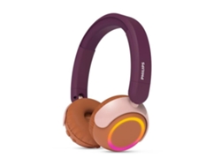 Auriculares para niños Philips serie 4200 con volumen limitado y uso compartido de audio, violeta y magenta