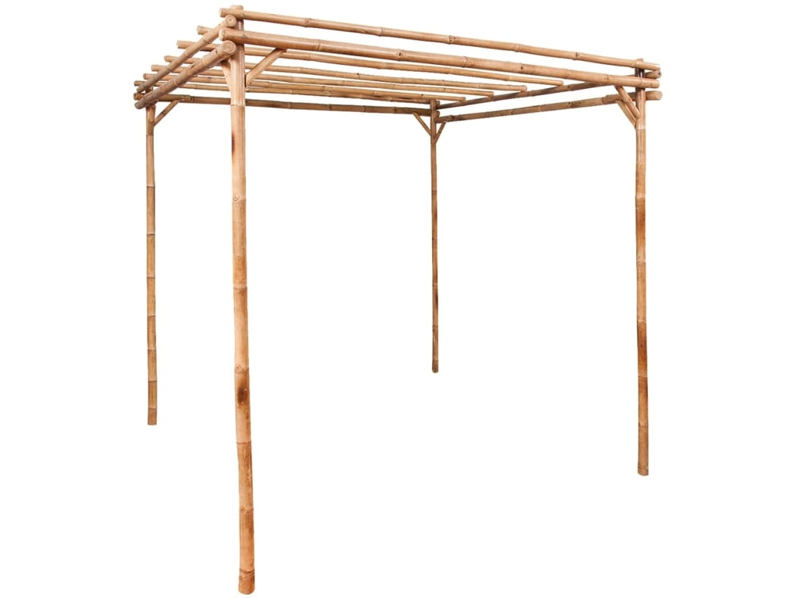 Pérgola de bambú 170x170x220 cm Dkd Home Decor