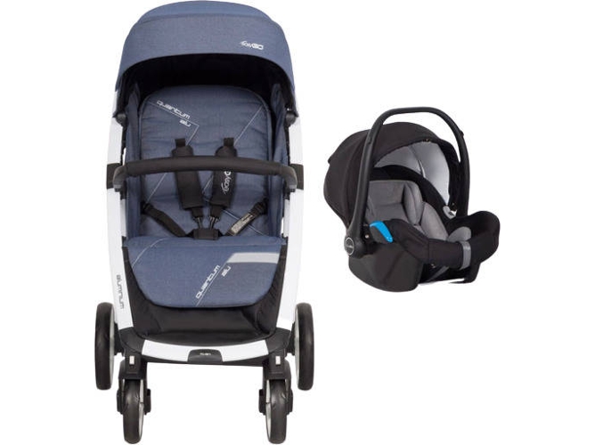 Carrito de Bebé Individual EASYGO Quantum Alu + Starter 0+ Isofix Ready Denim