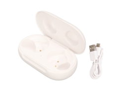 Estuche De Carga De Repuesto, Portátil, Profesional, Con Cargador Inteligente Para Galaxy Buds (blanco)